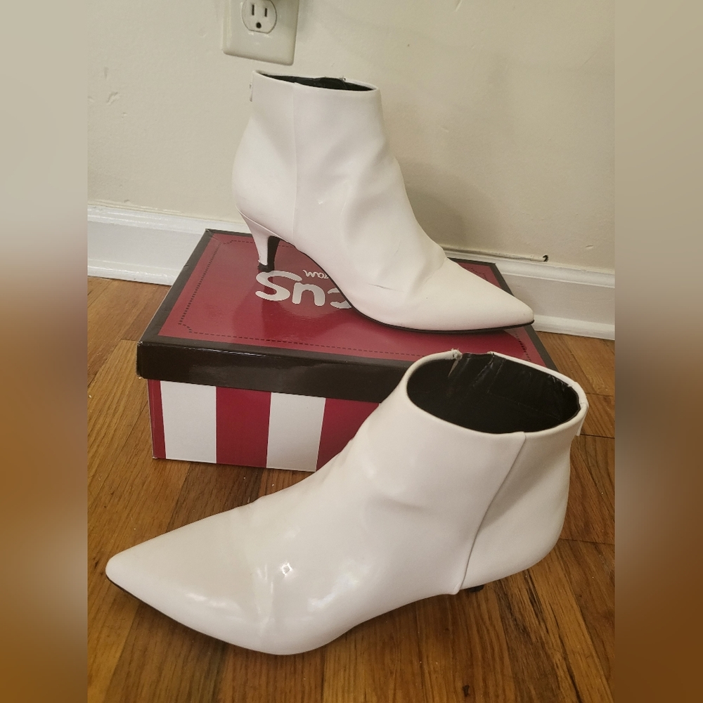 White Ankle Boots